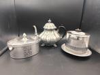 Shaw & Fisher,HJ Linton - Théière - Sheffield, métal argenté