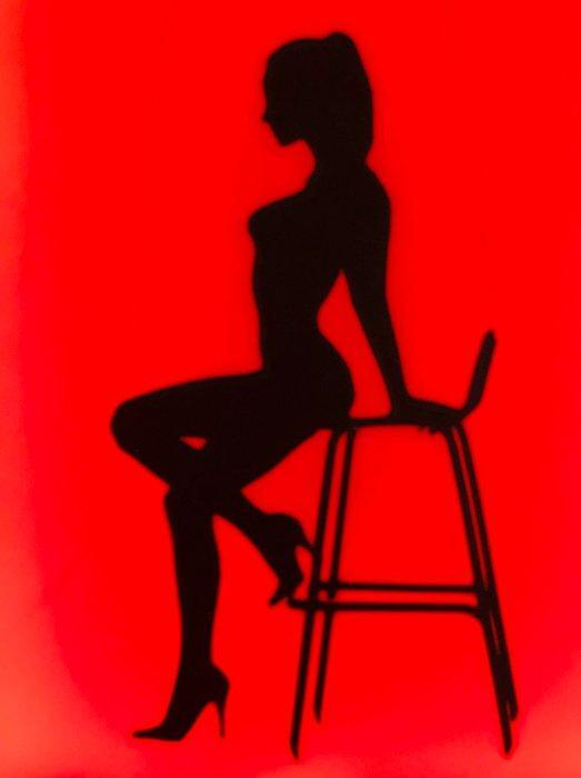 Red Ligh District - Lichtbord - LAPDANCE, Red Light, Antiek en Kunst, Curiosa en Brocante