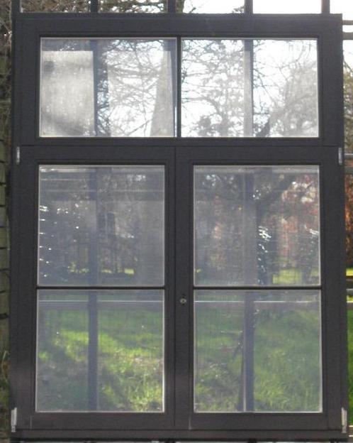 Meranti houten  raam , chassis , venster , kozijn 138 x 180, Doe-het-zelf en Bouw, Raamkozijnen en Schuifdeuren, Inclusief glas