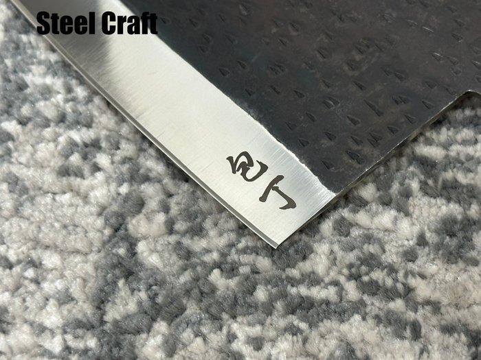 Keukenmes - Japanse cleaver - Premium Japanse stalen cleaver, Antiek en Kunst, Antiek | Keukengerei