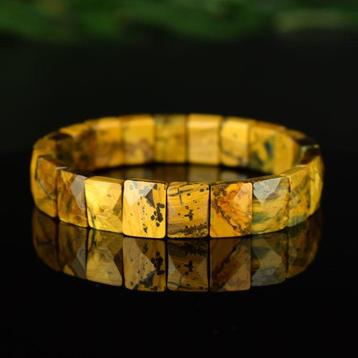 Gouden Oog van de Tijger armband van 12 mm - Topkwaliteit -