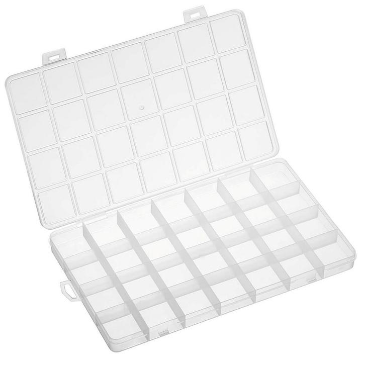 Fako Bijoux - Opbergdoos XLarge - 28 Vakjes - Kralendoos -, Hobby en Vrije tijd, Kralen en Sieraden maken, Verzenden