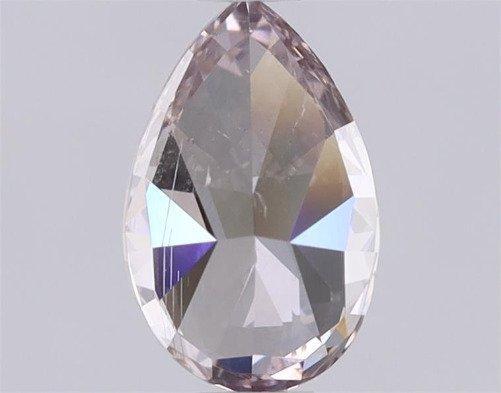 1 pcs Diamant (Natuurlijk) - 0.55 ct - Peer - P1 -, Handtassen en Accessoires, Edelstenen