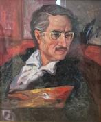 Giovanni Cau da Castelsardo (XX) - autoportret malarza, Antiek en Kunst