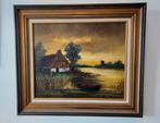 Peter Brouwer (1935-2010) - Impressionistisch landschap in, Antiek en Kunst, Kunst | Schilderijen | Klassiek