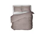PRIMAVIERA DELUXE Egyptisch Katoen Uni Taupe - 240 x 200/260, Nieuw
