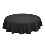 Tafelkleden Rond Black Zwart 300cmØ - Treb SP, Huis en Inrichting, Verzenden, Nieuw, Overige kleuren