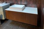 Fineer meubel met composiet tablet, Bricolage & Construction, Wastafel, Ophalen