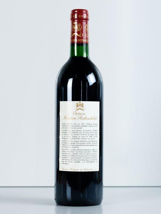 1989 Château Mouton Rothschild - Pauillac 1er Grand Cru, Verzamelen, Wijnen