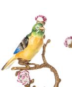 Beeldje - Pair of birds (2) - Brons, Porselein