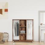 vidaXL Kledingkast met plank Oud Hout 102 x 38 x 110 cm, Huis en Inrichting, Verzenden, Nieuw