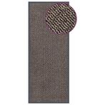 vidaXL Deurmat getuft 60x150 cm donkerbruin, Verzenden, Nieuw