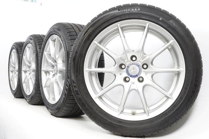 Mercedes Klasse CLS W218 17 inch velgen + Winterbanden Pirel, Auto-onderdelen, Banden en Velgen, Ophalen of Verzenden