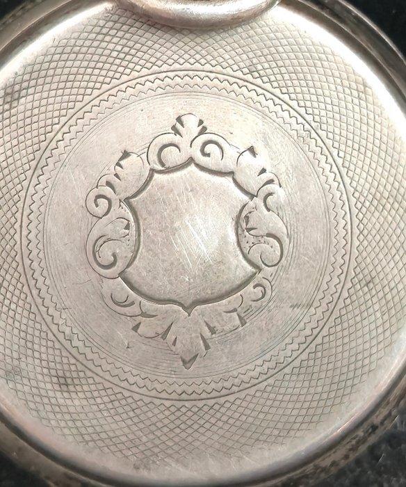 Reloj de bolsillo antiguo - De plata maciza de coleccion -, Handtassen en Accessoires, Horloges | Heren