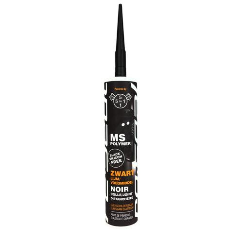 5IN1 re-seal ms polymer zwart 290ML, Doe-het-zelf en Bouw, Overige Doe-Het-Zelf en Bouw, Nieuw, Ophalen of Verzenden
