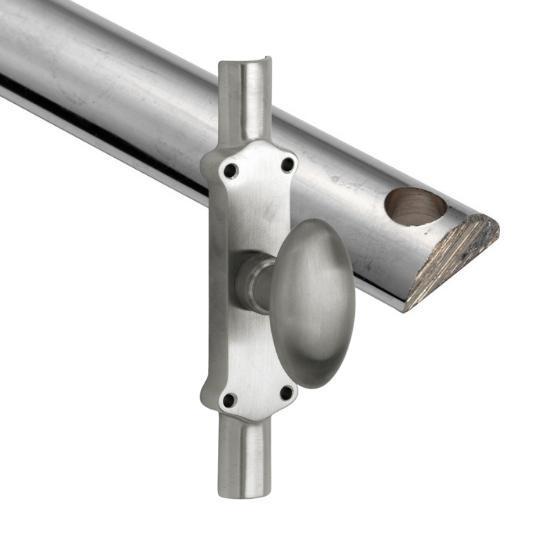 Kruk-espagnolet Ei mat nikkel ongelakt inclusief 1 stang, Doe-het-zelf en Bouw, Hang- en Sluitwerk, Klink of Kruk, Nieuw, Overige materialen