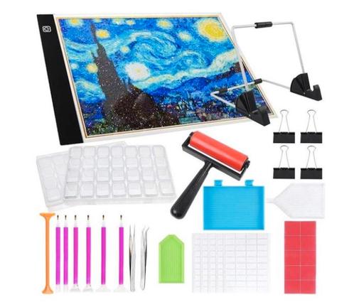 Luxyana® Premium Diamond Painting Pakket - Met Handige, Kinderen en Baby's, Speelgoed | Duplo en Lego, Verzenden