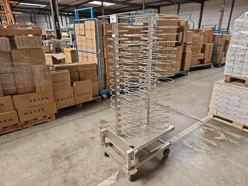 RVS afruimwagen . beschikbaar voor biedingen