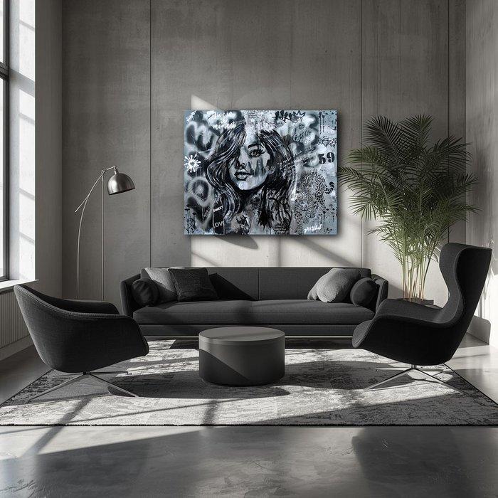 Carolina Alonso - With Love**XL, Antiquités & Art, Art | Peinture | Moderne