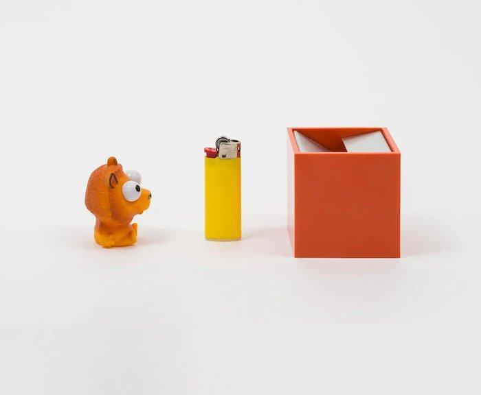 Danese - Bruno Munari - Asbak - Cubo - Aluminium, Melammina, Antiquités & Art, Antiquités | Meubles | Chaises & Canapés