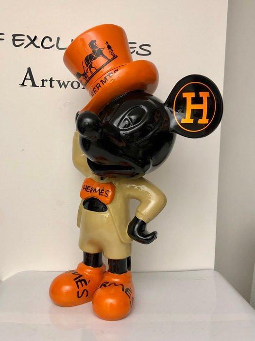 GF Exclusives - XL 57cm Hermès x Mickey Mouse Artwork By: GF, Antiquités & Art, Art | Objets design