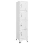 vidaXL Armoire à casier avec 4 compartiments 38x45x180, Maison & Meubles, Verzenden, Neuf