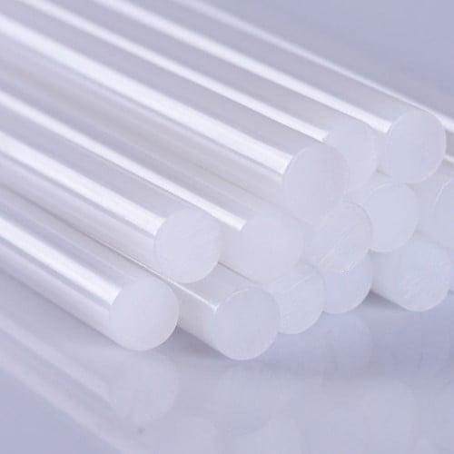 Lijmpatronen low melt 11 mm  transparant 30 cm lengte 1 kilo, Huis en Inrichting, Woonaccessoires | Kunstplanten en Kunstbloemen