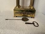 Slingerklok - Messing - 1900-1910 - Messing kolompendule, Antiek en Kunst