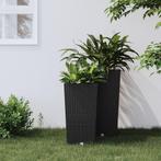 vidaXL Plantenbak uitneembare bak rattan-look 11/26,5 L PP, Tuin en Terras, Verzenden, Nieuw