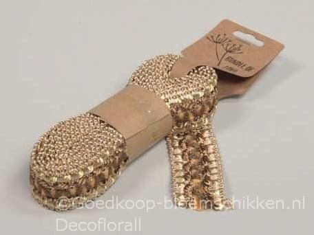 Jute band Macrame Naturel 200 cm, Hobby en Vrije tijd, Knutselen, Nieuw