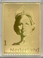 Nederland 2020 - gouden postzegel koningin maxima, Timbres & Monnaies, Timbres | Pays-Bas