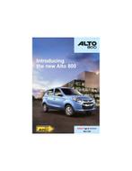 2014 MARUTI SUZUKI ALTO 800 BROCHURE ENGELS, Ophalen of Verzenden, Nieuw