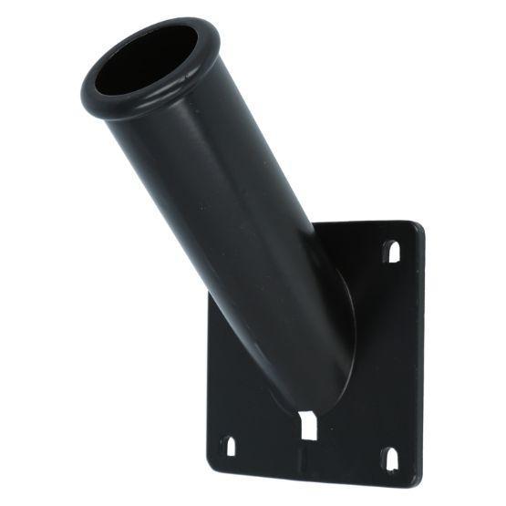 Vlaggenstokhouder aluminium zwart, Doe-het-zelf en Bouw, Hang- en Sluitwerk, Klink of Kruk, Nieuw, Overige materialen