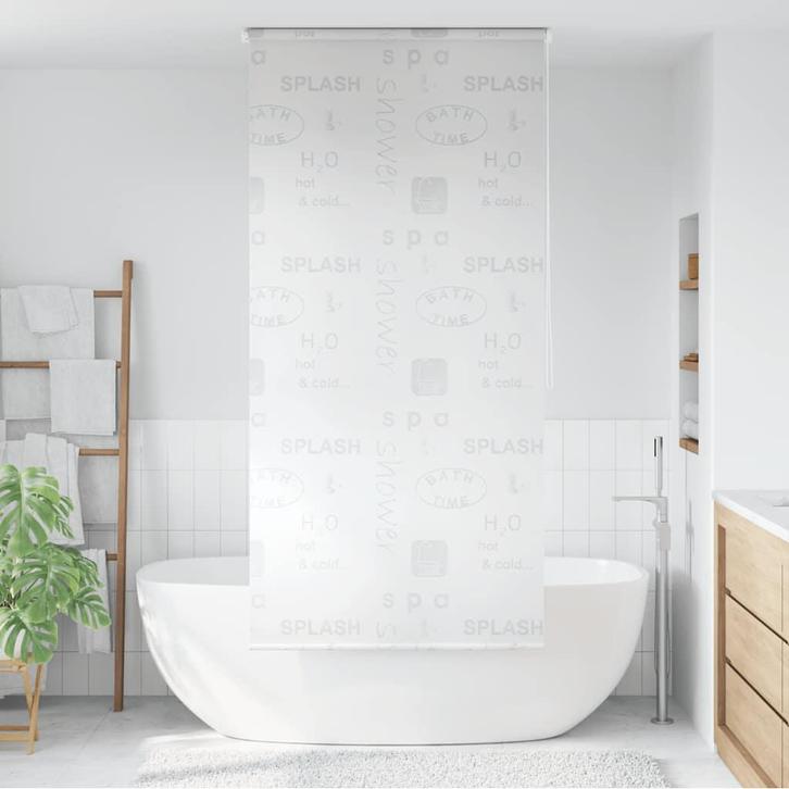 vidaXL Rolgordijn voor douche 80x240 cm splash, Huis en Inrichting, Badkamer | Badtextiel en Accessoires, Nieuw, Verzenden