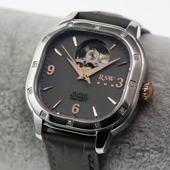 RSW - Automatic Swiss Watch Diamond - RSWLA122-SRL-D-2 -, Handtassen en Accessoires, Horloges | Heren