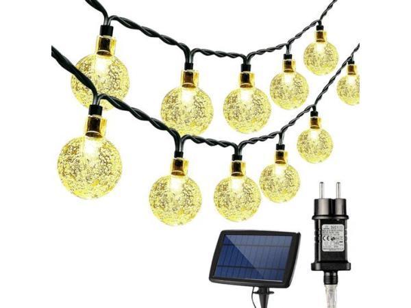 Veiling - JPro 3in1 Cristal 100 Lichtsnoer stekker + zonne-E, Tuin en Terras, Buitenverlichting