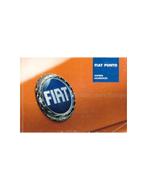 2003 FIAT PUNTO INSTRUCTIEBOEKJE ENGELS, Auto diversen, Handleidingen en Instructieboekjes