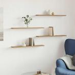vidaXL Wandschappen 4 st 60x20x1,5 cm bewerkt hout, Verzenden, Nieuw