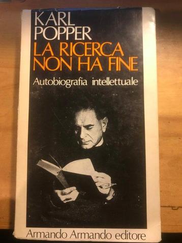 Karl Popper - La ricerca non ha fine - 1976, Antiek en Kunst