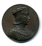 France. Bronze medal 1840 by Caqué Louis XII Roi de France