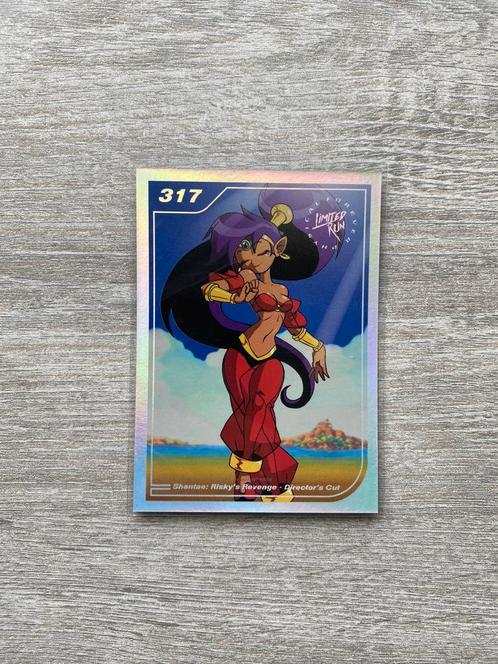 Gen2 #317 Silver Shantae Risky’s revenge Limited run game., Hobby en Vrije tijd, Verzamelkaartspellen | Overige, Zo goed als nieuw