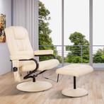 Fauteuil - Comfortabele Relaxfauteuil - Crèmekleurig, Huis en Inrichting, Wit, Nieuw, Ophalen of Verzenden, Modern