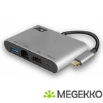 ACT USB-C 4K multiport adapter met HDMI, USB-A, LAN,  USB-C, Verzenden