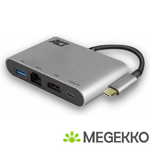 ACT USB-C 4K multiport adapter met HDMI, USB-A, LAN,  USB-C, Informatique & Logiciels, Supports d'ordinateur portable, Envoi