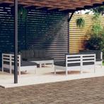 vidaXL 8-delige Loungeset met antracietkleurige kussens, Tuin en Terras, Verzenden, Nieuw, Loungeset