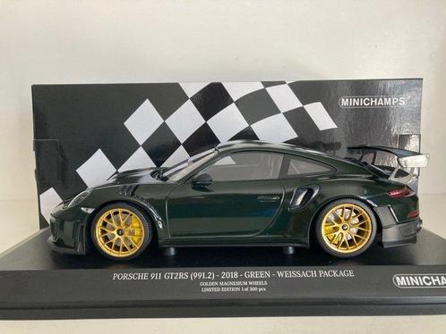 Minichamps 1:18 - Coupé miniature - Porsche 911 (991 II) GT2, Hobby en Vrije tijd, Modelauto's | 1:5 tot 1:12