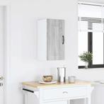 vidaXL Keukenwandkast Kalmar bewerkt hout grijs sonoma eiken, Huis en Inrichting, Verzenden, Nieuw