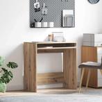 vidaXL Bureau artisanaal eikenkleurig 77,5 x 43 x 79 cm, Huis en Inrichting, Verzenden, Nieuw