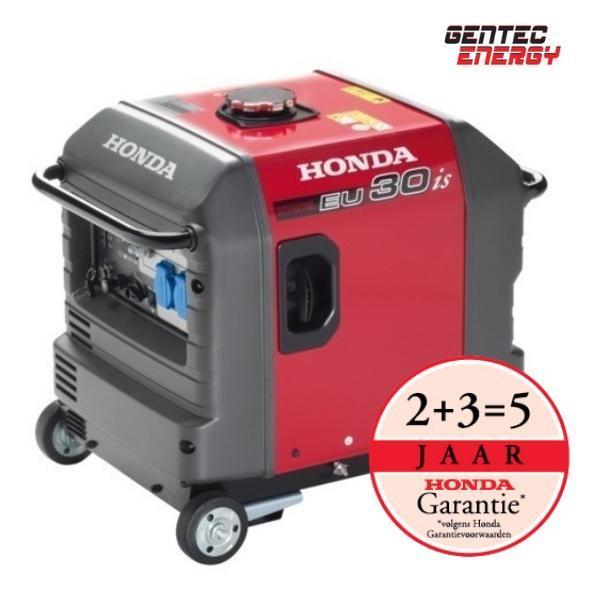 Stroomgroep Generator Honda EU30is 3 kVA, 230V, Doe-het-zelf en Bouw, Aggregaten, Benzine, Nieuw, Elektrisch startend, Geluidgedempt
