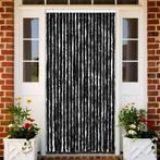 vidaXL Vliegengordijn 90x200 cm chenille antraciet, Doe-het-zelf en Bouw, Deuren en Vliegenramen, Verzenden, Nieuw